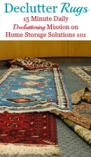 How To Declutter Rugs & Floor Mats