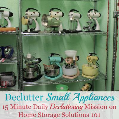 Stand Mixer Storage Ideas - Declutter in Minutes