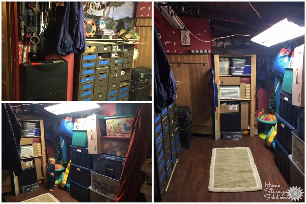 After of clutter free storage room {featured on Home Storage Solutions 101}