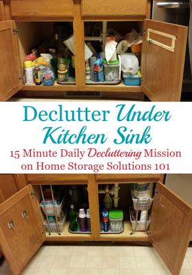 Hacks from a Pro Organizer for Decluttering the Area Underneath Your Sink -  Poosh