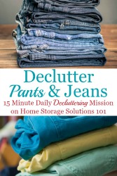 Declutter Your Wardrobe Of Pants