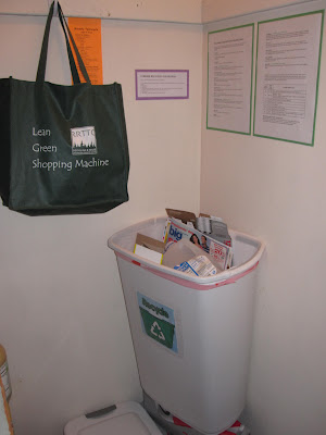 Smaller collection center in pantry