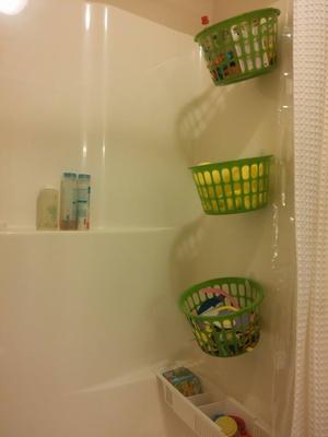 bath toys storage ideas