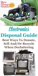 Electronics Disposal Guide Electronics Disposal Guide