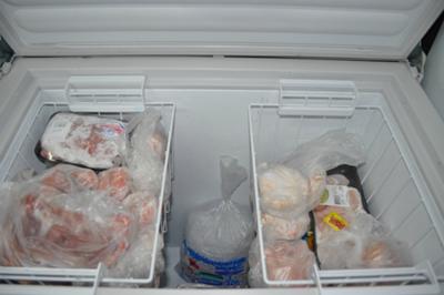 Chest freezer after