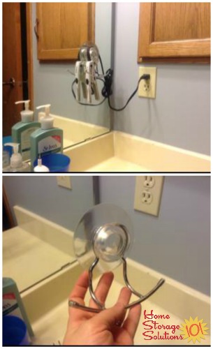 DIY flat iron holder DIY flat iron holder
