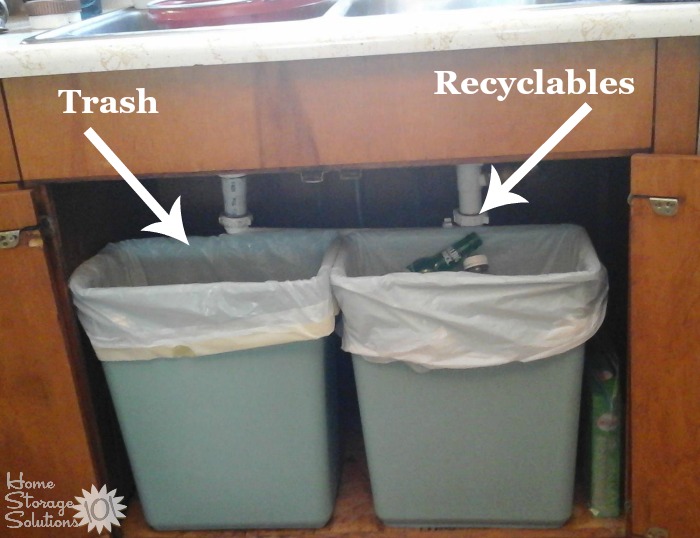 Ideas For Home Recycling Bin And Containers Where To Place Them