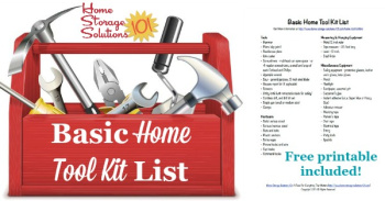 Basic home tool kit list Basic home tool kit list
