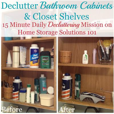 Declutter Your Life: Vanity Organization