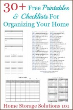 How To Get Organized: Printables &Amp; Checklists To Help You Get Started