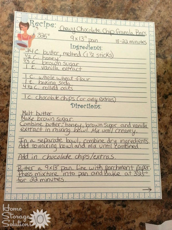 How to Save Your Handwritten Recipes