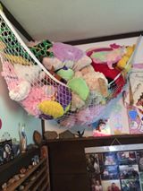 cargo net stuffed animal storage