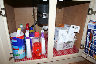 Under the sink organization