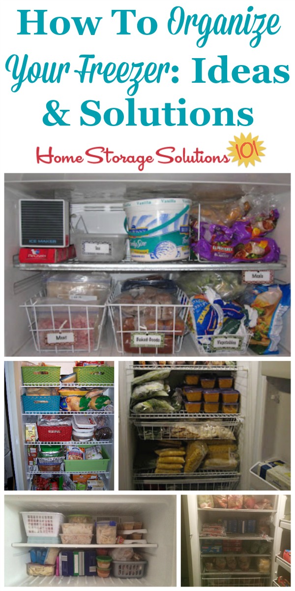Lots of real life ideas for how to organize your freezer {on Home Storage Solutions 101}