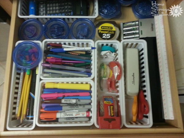 5-step Junk Drawer Organization – Week 1 Drawer Organization Blog