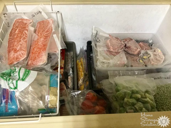 Ideas for Organizing a Chest Freezer- Kitchen Organization