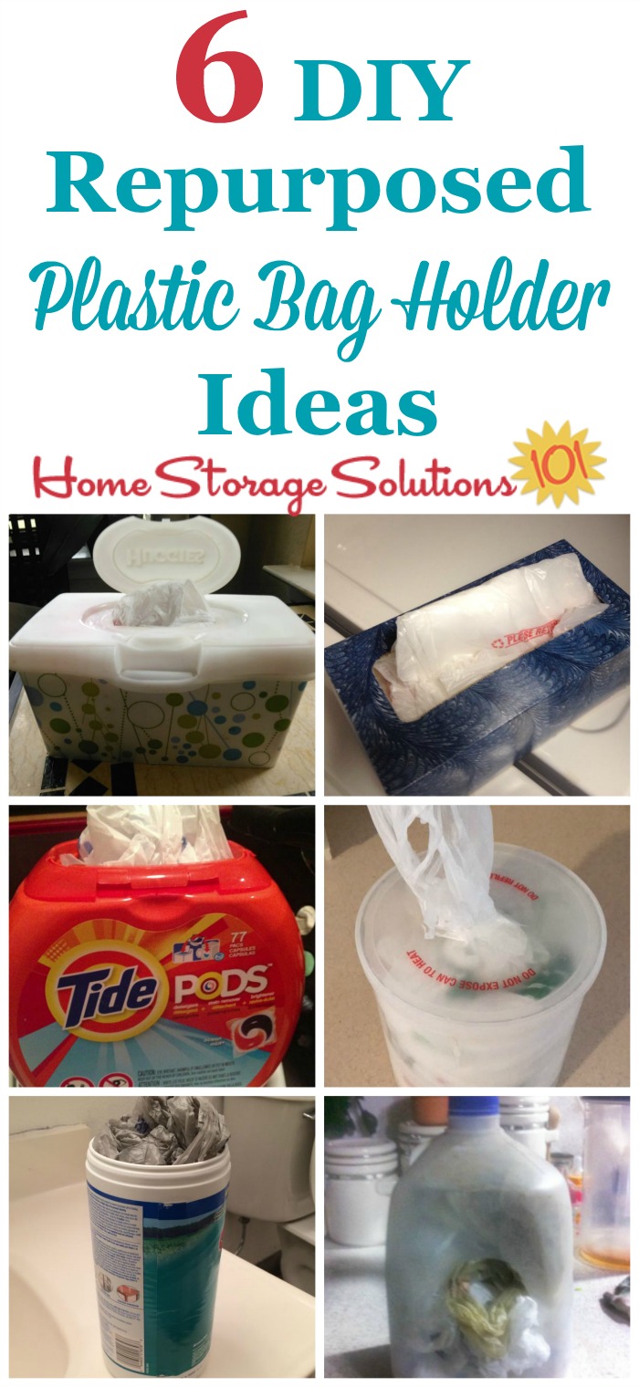 10 Free & Easy DIY Plastic Bag Storage Ideas