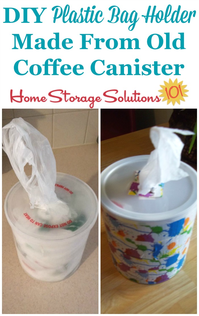 DIY Plastic Bag Holder - How to Store Plastic Bags