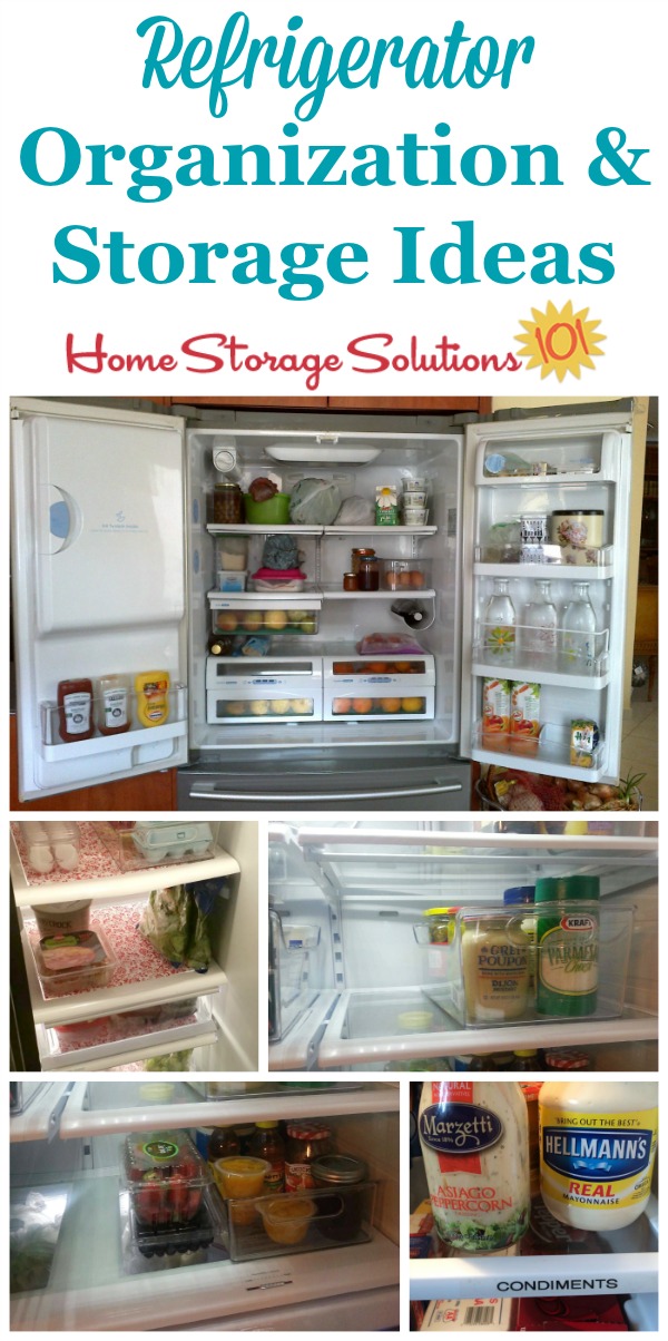 Real Life Fridge Organization Ideas