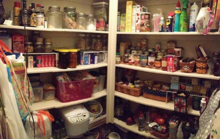 organizing pantry