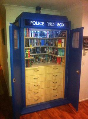 Tardis Dvd Storage Ideas For Doctor Who