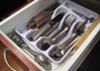 Organized utensil drawer