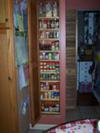 Spice cabinet - with door opened