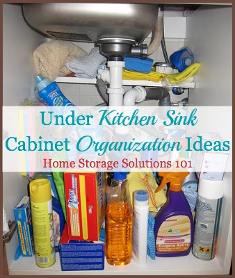 Under Kitchen Sink Organization Ideas - Clean and Scentsible