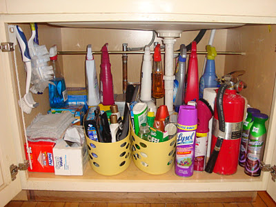 under kitchen sink cabinet organization: ideas you can use