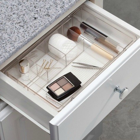 bathroom drawer organizer tray