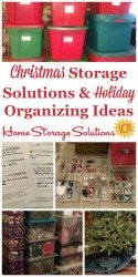 Christmas Storage Solutions