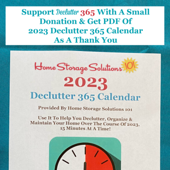 Support Declutter 365 With A Small Donation