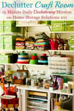 Declutter Craft Room