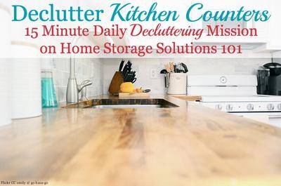 How To Declutter Kitchen Counters Make It A Habit