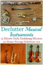 Declutter Musical Instruments