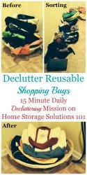 Declutter Reusable Shopping Bags
