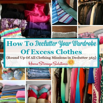 How to declutter your wardrobe of excess clothes