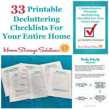 Decluttering Checklist For Your Entire Home
