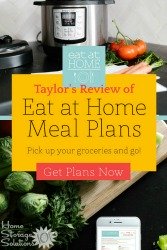 Taylor's Review Of Eat At Home Meal Plans