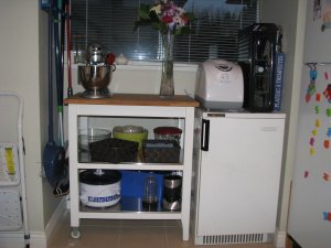 After - on kitchen cart