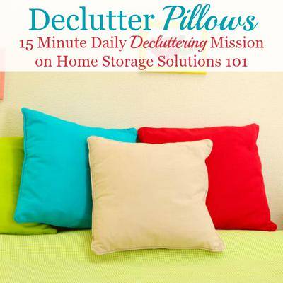 How To Declutter Pillows