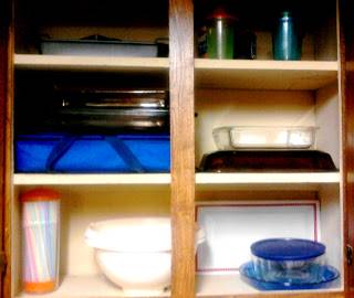 Want organized kitchen cabinets? Shelf Genie can help you clear the clutter  and mess