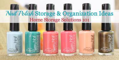 How I Organize My Nail Supplies  Affordable Nail Storage 