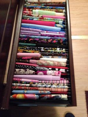 How To Organize & Store Fabric By Filing It: Simple, Cheap, & It