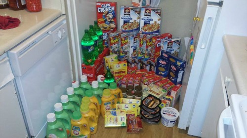 couponing stockpile to be organized