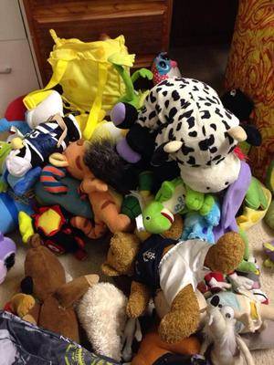 DIY Kid-Friendly, Wall-Mounted Stuffed Animal Storage