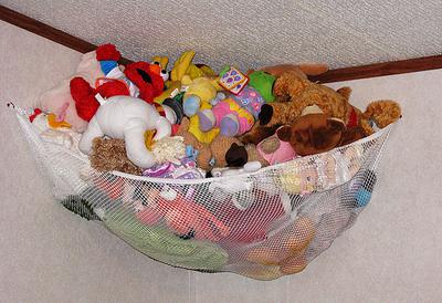 hanging basket for stuffed animals