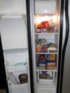 Organized side-by-side freezer