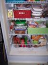 Freezer organization with baskets - view 2