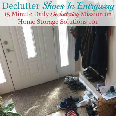 Tips For Decluttering Shoes By The Entryway Or Door